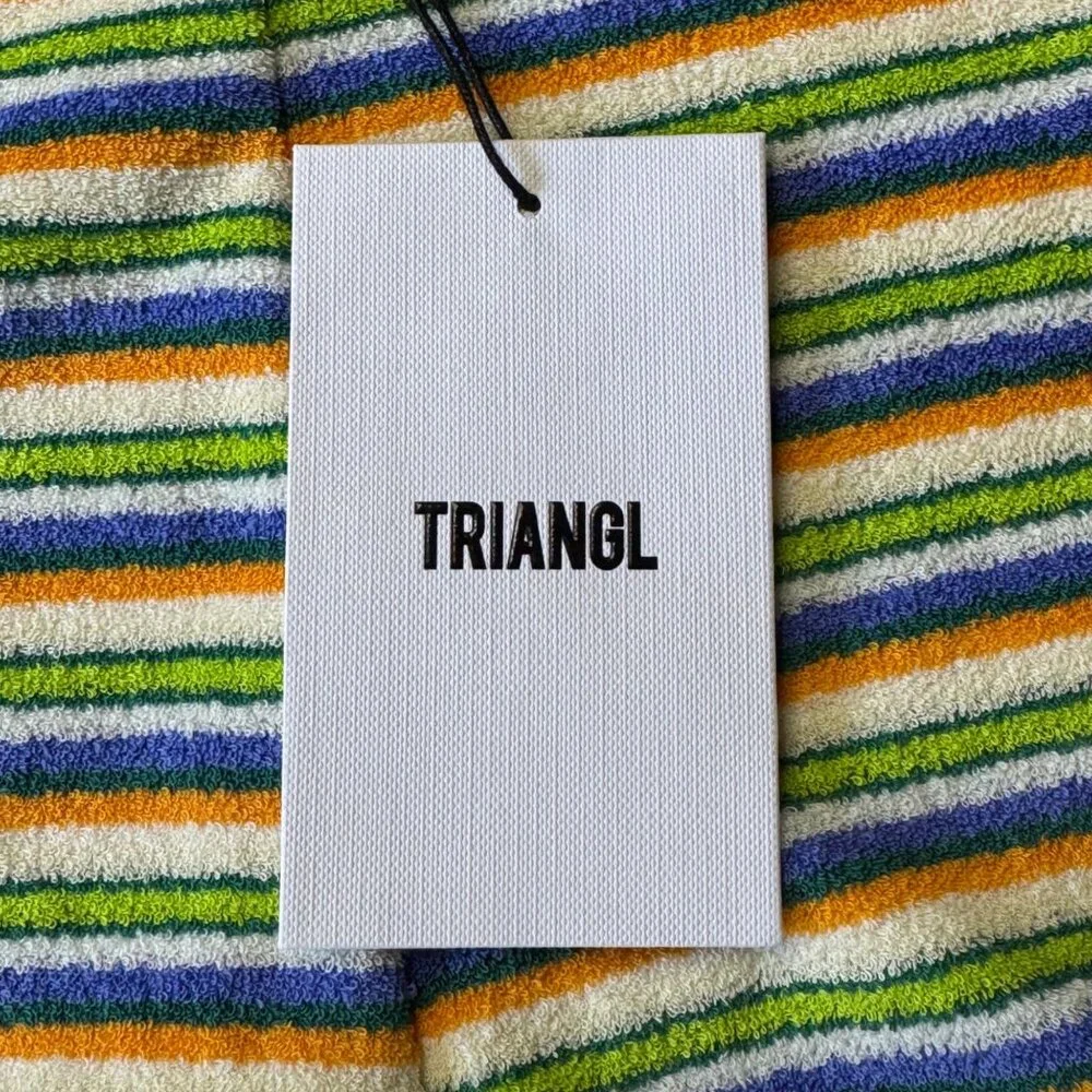 TRIANGL Retro Stripe Playsuit Womens XXS NEW Terry Cloth Swimsuit Coco Popi NWT - Picture 6 of 13
